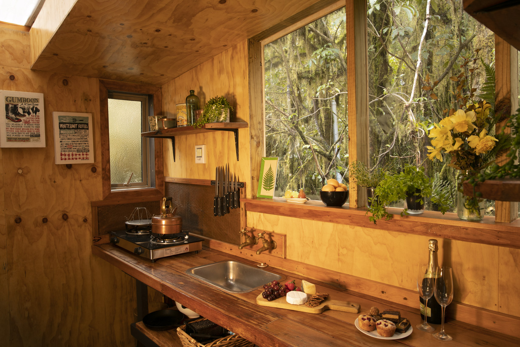 Kitchen of tent